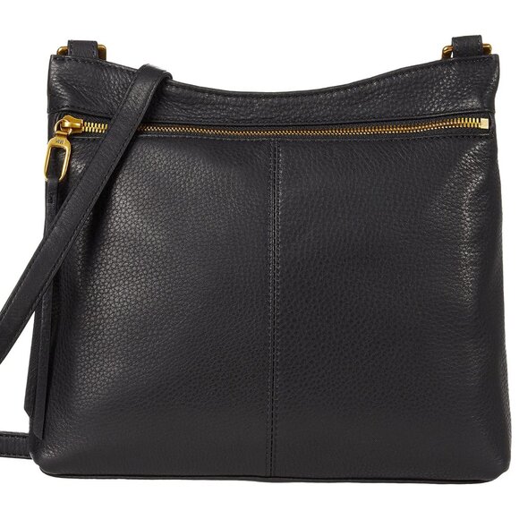 HOBO Cambel Black Crossbody - Pebbled Leather - Picture 1 of 14